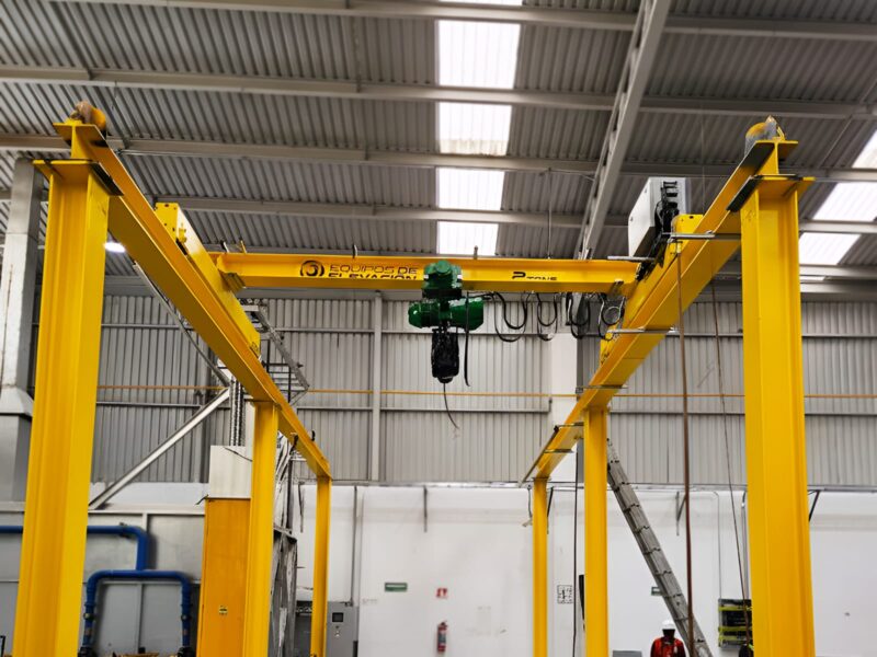 Grua viajera de 2 ton rym